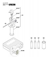 Bosch 0 611 254 841 Gbh 2600 Rotary Hammer Gbh2600 Spare Parts